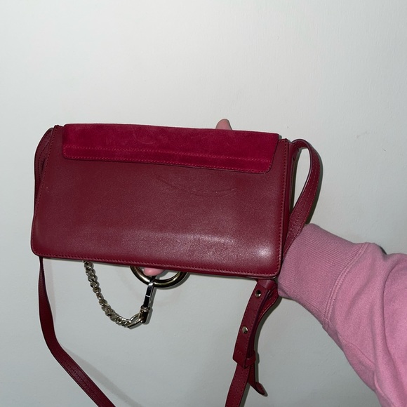‼️SOLD‼️ CHLOE - Suede Calfskin Faye Crossbody bag - Picture 4 of 8